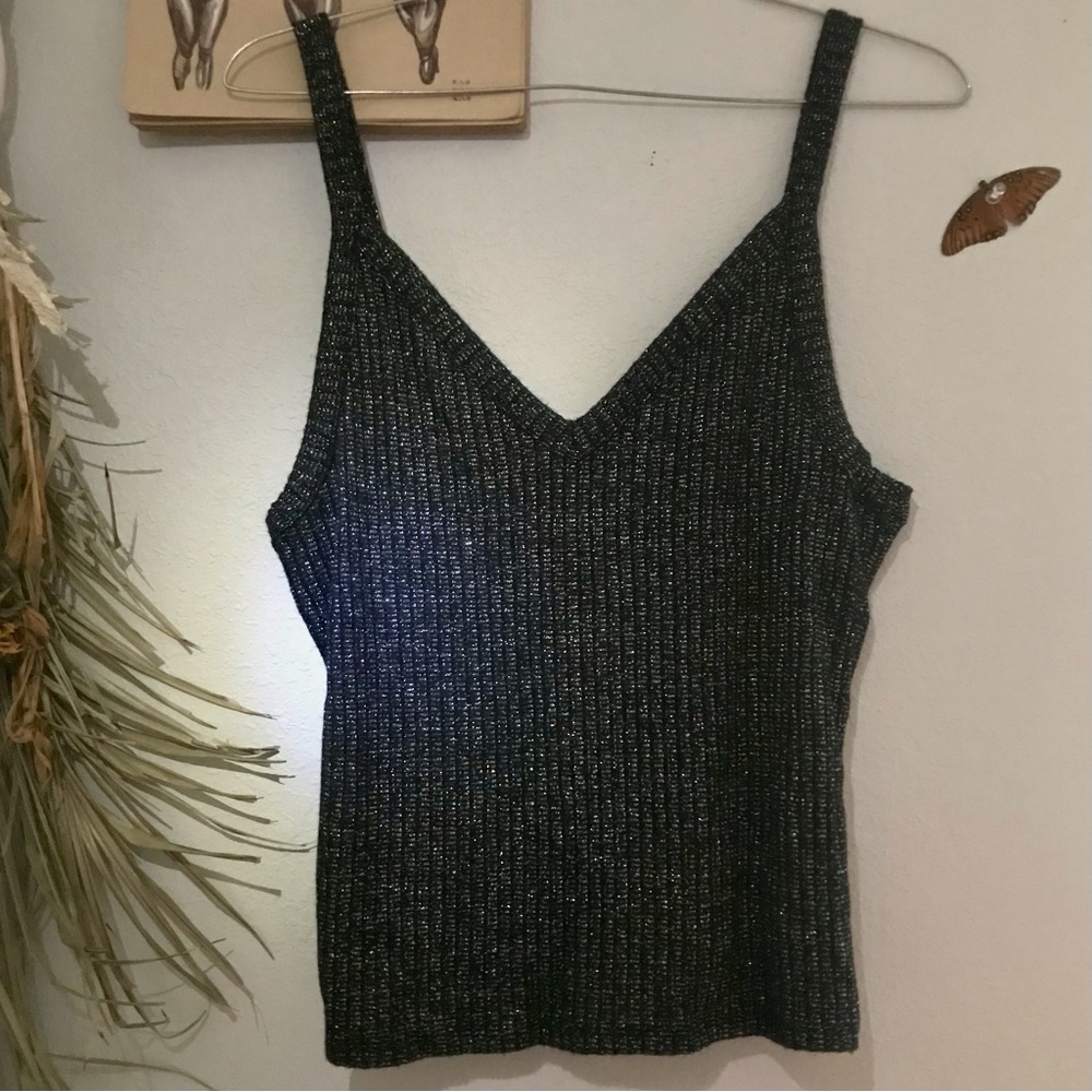 American Eagle Outfitters Black knit Tank Top